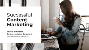 Free  Template: Successful Content Marketing Presentation