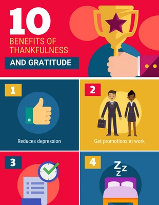 Free  Template: 10 BENEFITS OF THANKFULNESS 