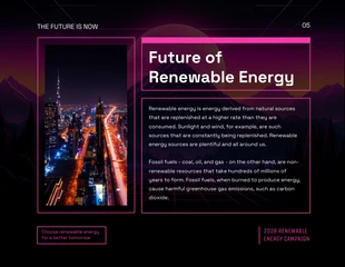 Purple and Magenta Retrowave Renewable Energy Cool Presentation - صفحة 5