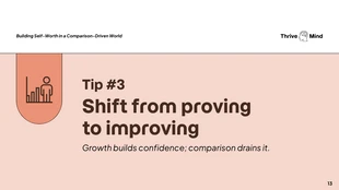 Building Self-Worth Keynote Presentation - page 13