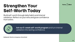 Building Self-Worth Keynote Presentation - page 18