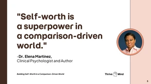 Building Self-Worth Keynote Presentation - page 5