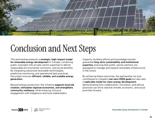 Renewable Energy Development Joint Partnership Proposal - Pagina 16