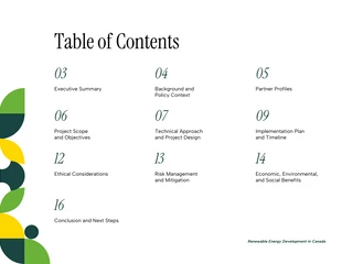 Renewable Energy Development Joint Partnership Proposal - Pagina 2