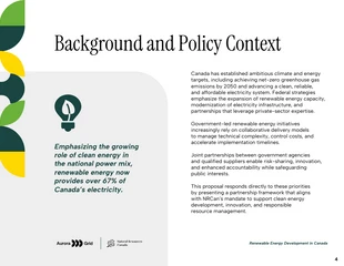 Renewable Energy Development Joint Partnership Proposal - Pagina 4