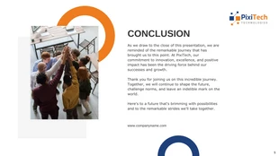 Blue And Orange Modern Corporate Presentation - Seite 5