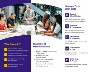 Business Efficiency Corporate Brochure Template - Página 2
