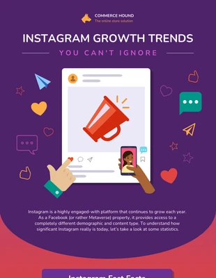 premium and accessible Template: Infografica su Instagram