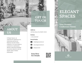 business  Template: Conference and Events Venue Brochure
