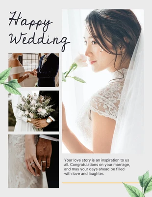 business  Template: Light Grey Modern Aesthetic Wedding Collages