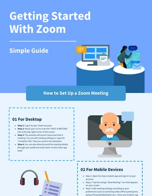 business  Template: Infográfico do Zoom