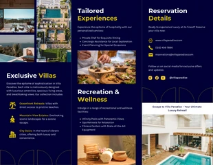 Luxury Villa Rental Brochure - Página 2