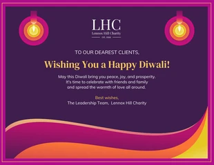 premium  Template: Modelo de cartão de Diwali