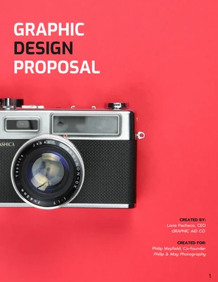 Bold Graphic Design Proposal