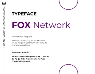 Purple Simple Network Brand Guideline Presentation - Pagina 5