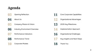 Professional Company Presentation Template - page 2