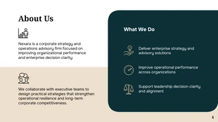 Professional Company Presentation Template - page 4