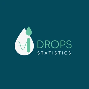 business  Template: Logotipo de empresa de análisis de estadísticas