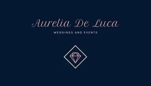 Wedding Event Planner Business Card - صفحة 2