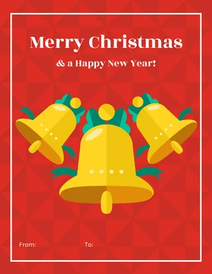 Free  Template: Christmas Card Template Free