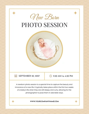 Free  Template: Information Session Flyer Template
