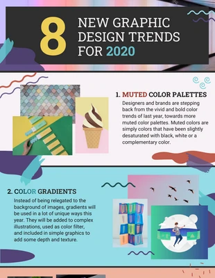 Free  Template: Grafikdesign-Trends 2020