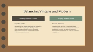 Brown And Beige Vintage Presentation - Seite 4