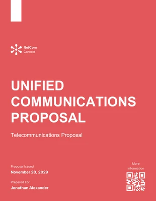 premium  Template: Unified Communications Proposal