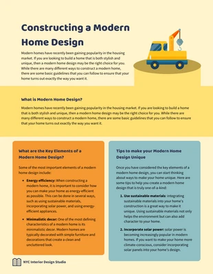 Free  Template: Construction Infographic Template