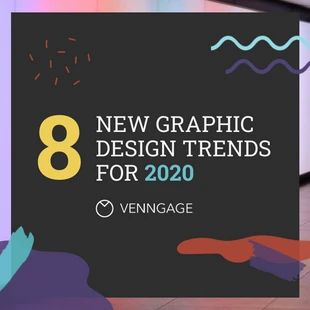 Free  Template: Grafikdesign-Trends Instagram-Post