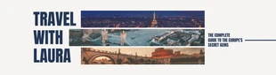 Free  Template: Travel Guide YouTube Banner