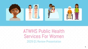 business  Template: Women's Health Services Quarterly Presentation