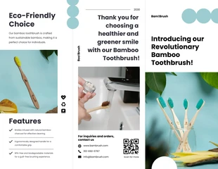 business  Template: Health and Wellness Product Release Brochure
