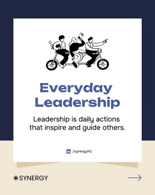 business  Template: Everyday Leadership Carousel Post Template