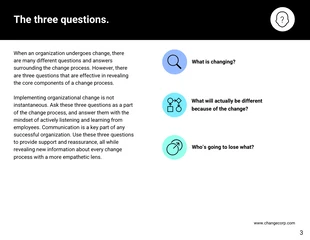Change Management Questionnaire Handbook - Página 3