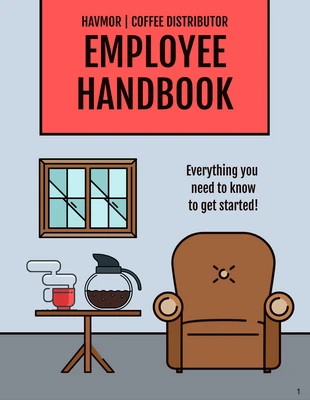 Free  Template: Manuale illustrativo per i dipendenti di un'azienda