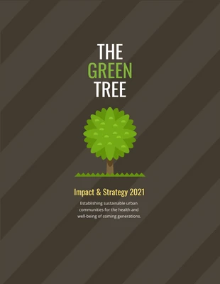 premium  Template: Relatório da árvore verde