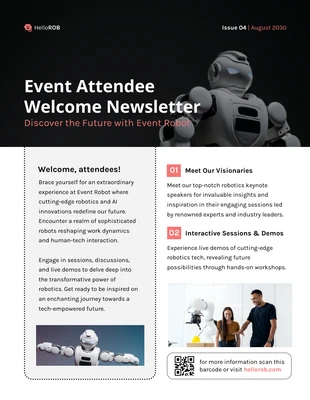 premium  Template: Event Attendee Welcome Newsletter
