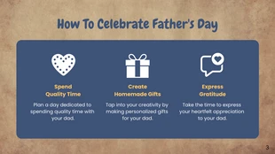 Wood Background Funny Father's Day Presentation - Seite 3