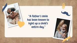 Wood Background Funny Father's Day Presentation - Seite 5