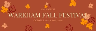 business  Template: Banner de otoño por correo electrónico