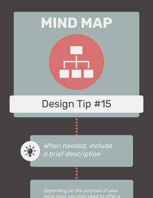 Free  Template: Mind Map Tipps Pinterest Beitrag