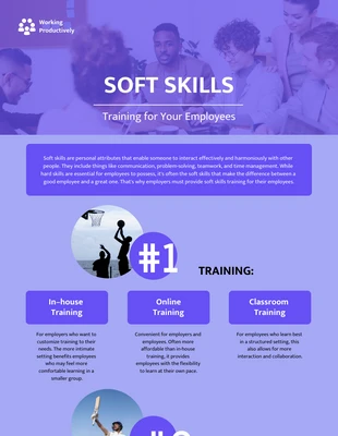 premium  Template: Skills Training for Employees Infographic Template