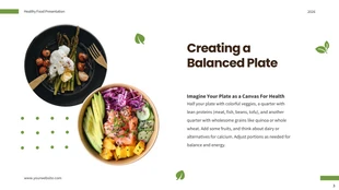 Green Minimalist Healthy Diet Food Presentation - page 3