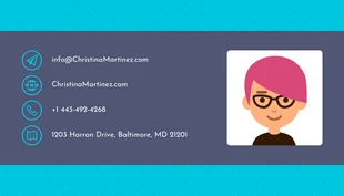 premium  Template: Babysitter Personal Business Card