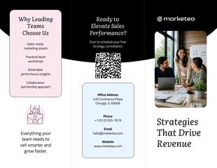 Free  Template: Trifold Marketing Brochure