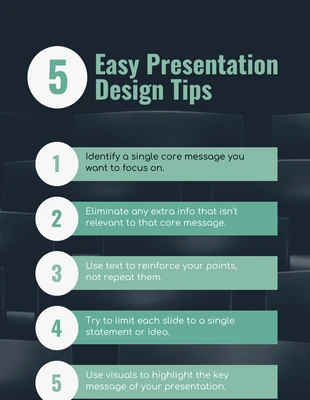 Easy Presentation Design Tips Pinterest Post