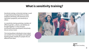 White and Blue Sensitivity Training Presentation Template - Seite 3