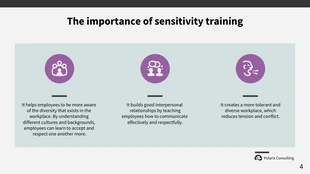 White and Blue Sensitivity Training Presentation Template - Seite 4