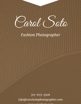 Elegant Photographer Business Card